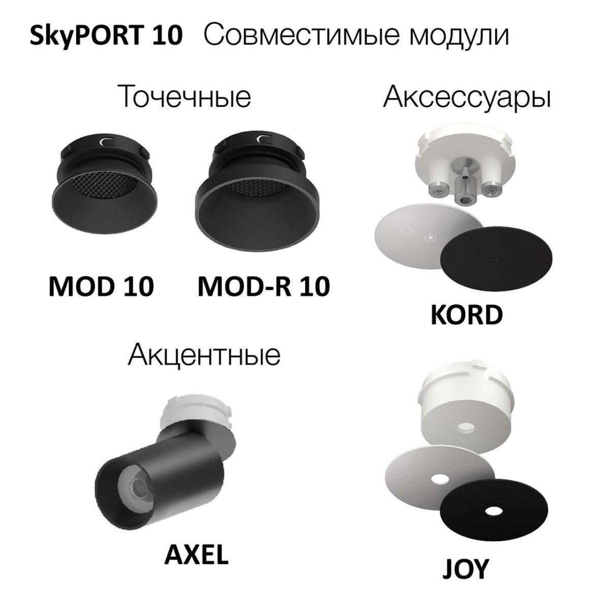 Закладная платформа для натяжного потолка Skytek SkyPORT.22CLP10