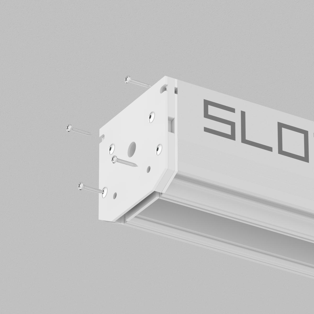 Заглушка для однофазного шинопровода Denkirs Smart Slott TR2017-WH