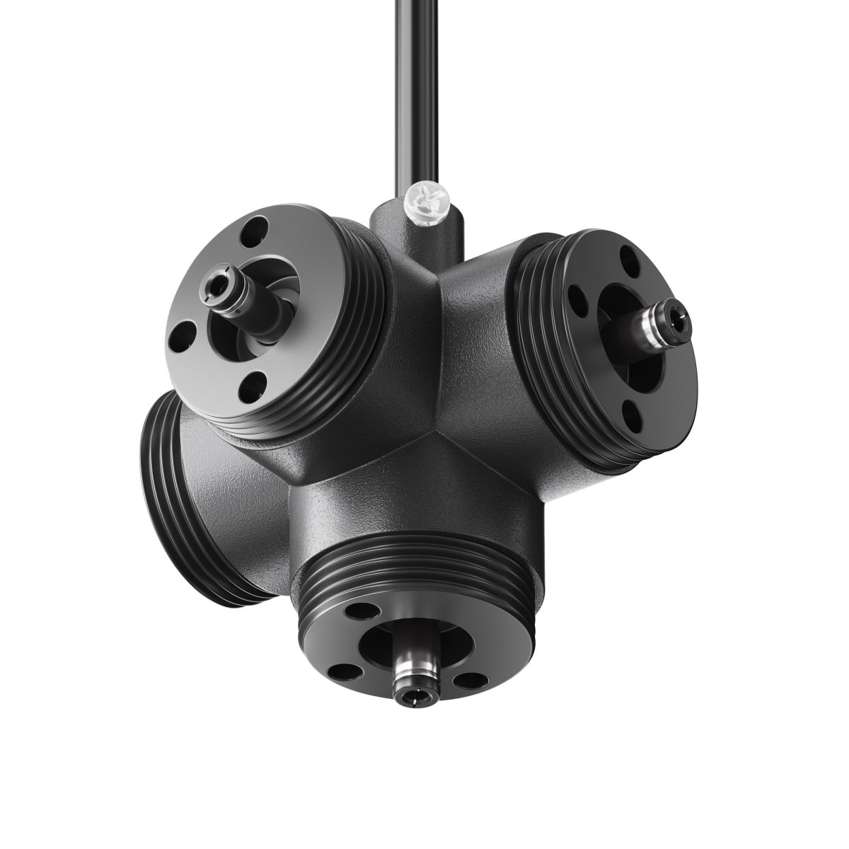 Х-образный вертикальный коннектор с вводом питания Maytoni Shelf CA019L4C-P-B Х-образный вертикальный коннектор с вводом питания Maytoni Shelf CA019L4C-P-B