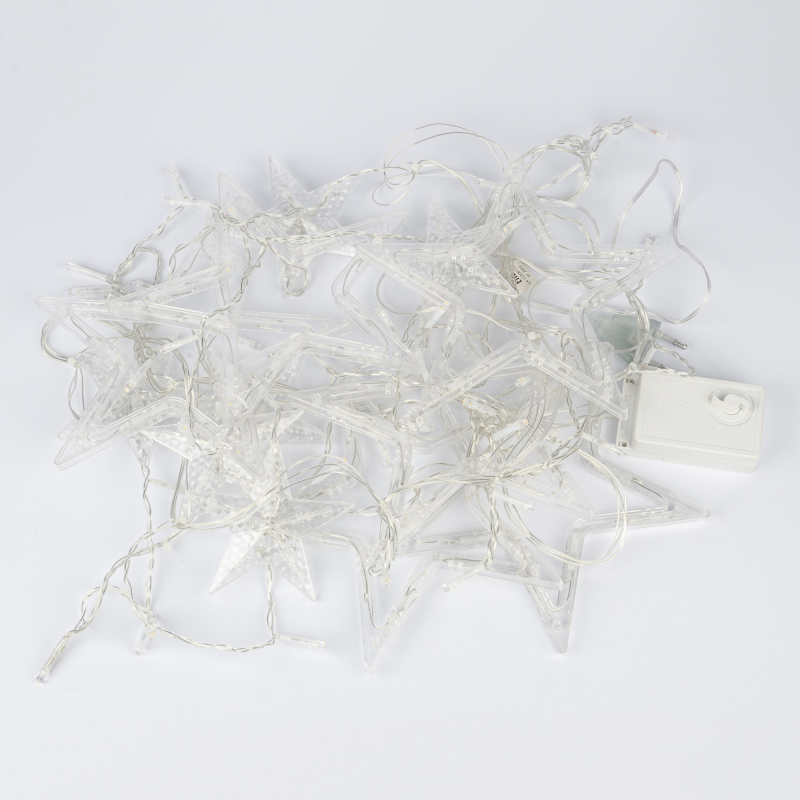 Гирлянда Uniel ULD-E3007-138/DTA WARM WHITE IP20 STARS-2