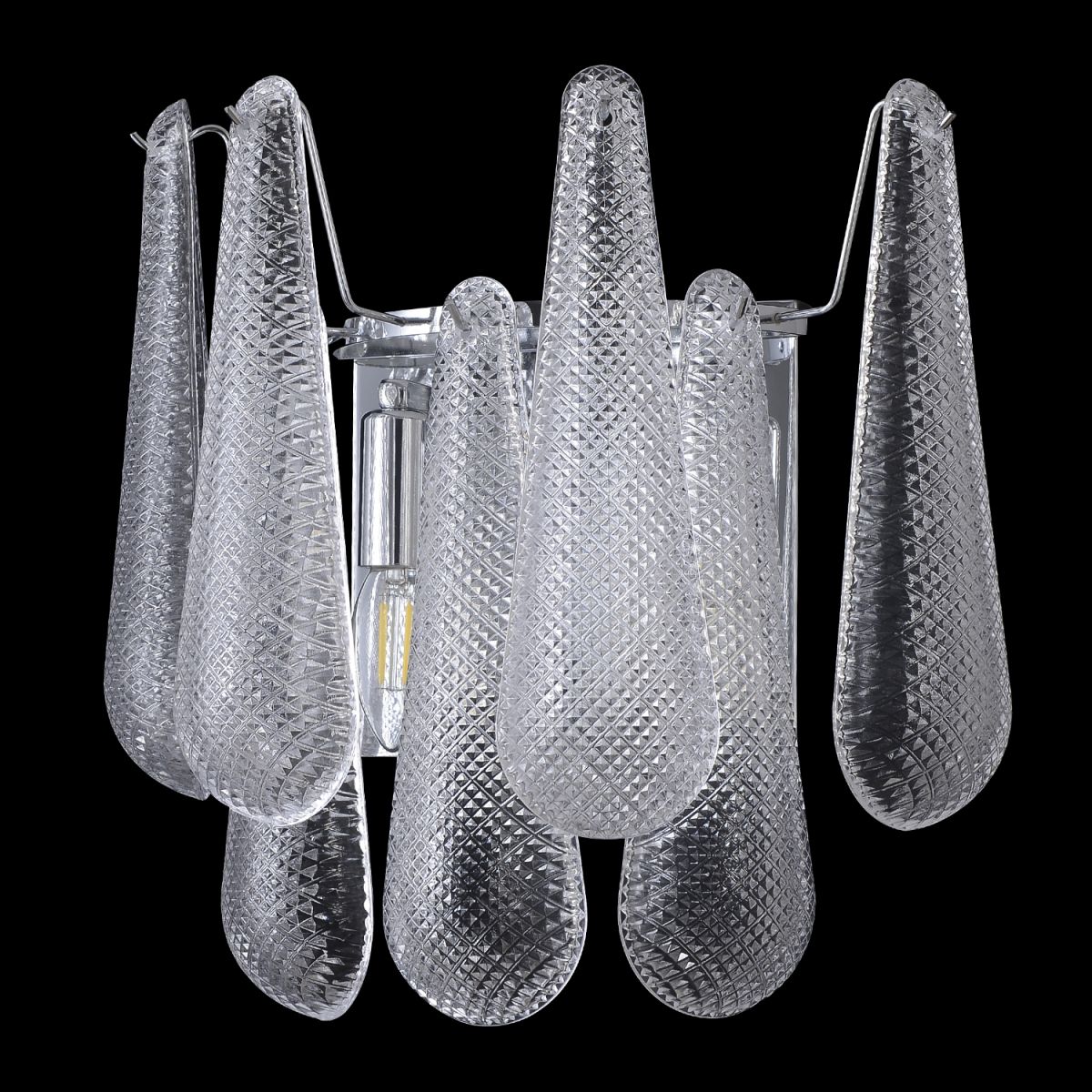 Настенный светильник Crystal Lux FONTAIN AP2 CHROME