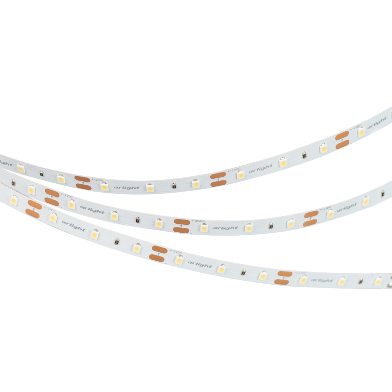 Светодиодная лента Arlight NT-A60-8mm 12V White6000 (4.8 W/m, IP20, 3528, 5m) 035698
