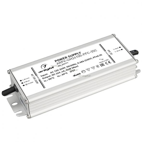 Блок питания Arlight ARPV-UH24100-PFC-55C (24V, 4.0A, 96W) 025171 Блок питания Arlight ARPV-UH24100-PFC-55C (24V, 4.0A, 96W) 025171