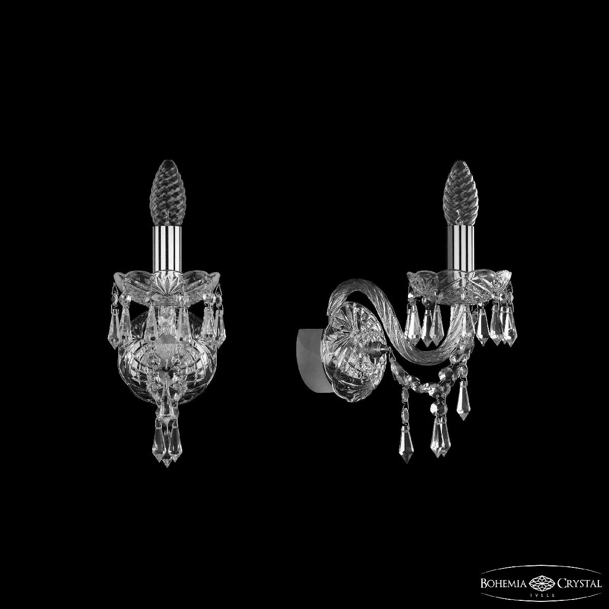 Бра Bohemia Ivele Crystal 1403B/1/141 Ni Бра Bohemia Ivele Crystal 1403B/1/141 Ni