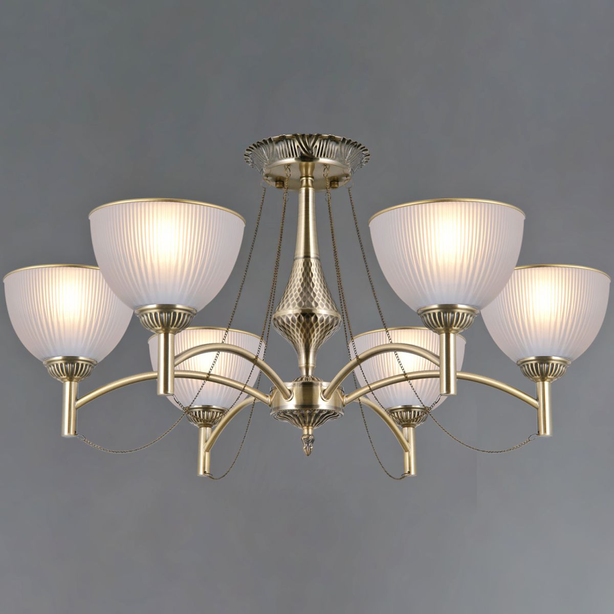 Люстра на штанге Illumico IL0653-6CSQ-25AB ELITE