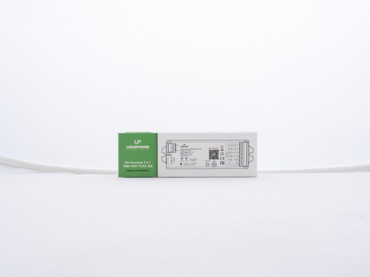Контроллер 5 в 1 LEDS POWER WB5 WiFi TUYA 15А 006468