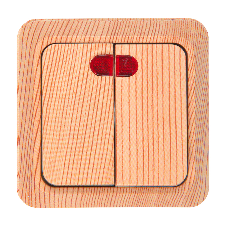 Выключатель 2-клавишный General 477035