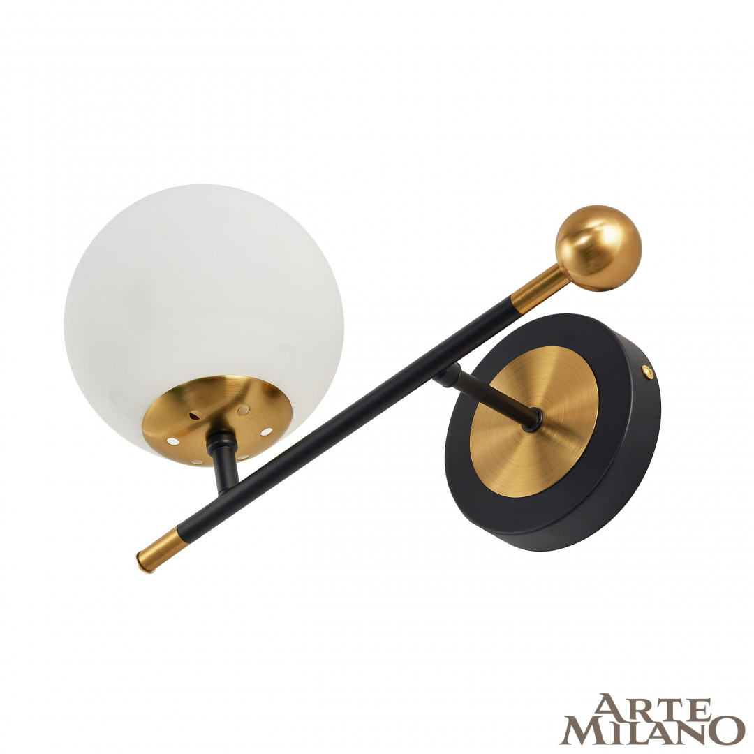 Бра Arte Milano Neapolis 272808/1B BK/GD Бра Arte Milano Neapolis 272808/1B BK/GD