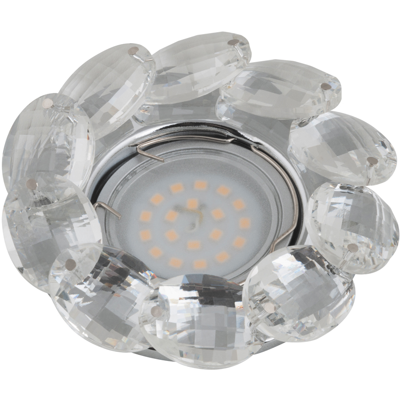 Встраиваемый светильник Fametto Peonia DLS-P114 GU5.3 CHROME/CLEAR 10547 Встраиваемый светильник Fametto Peonia DLS-P114 GU5.3 CHROME/CLEAR 10547