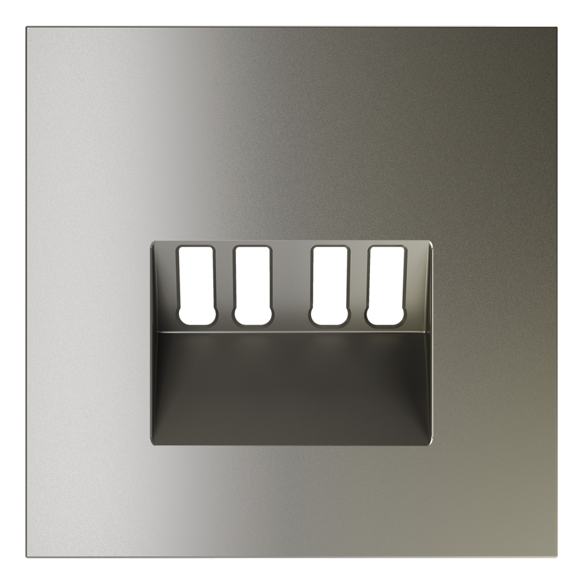 Накладка для розетки акустической 4-местной  Voltum S70 (шелк) VLS001504