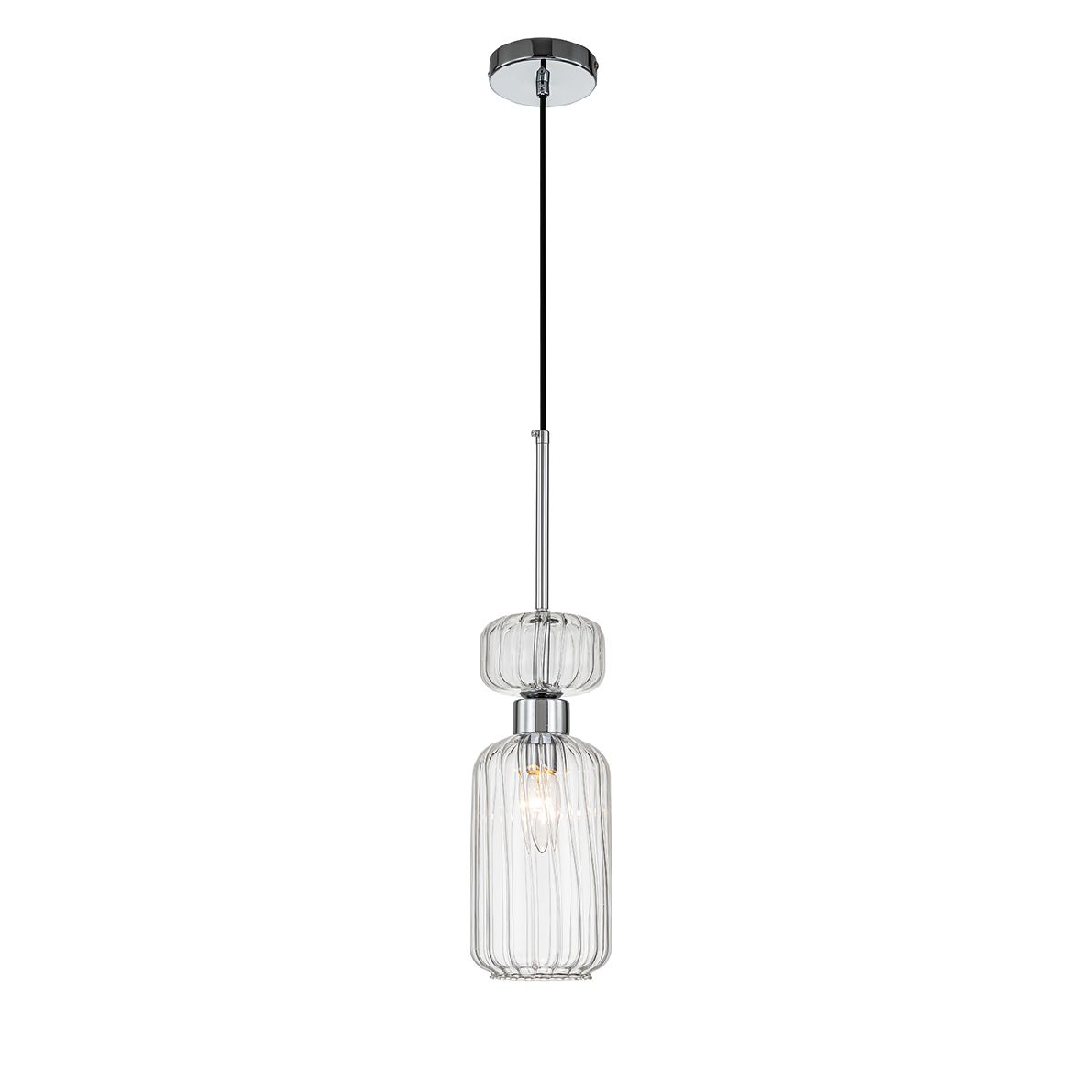 Подвесной светильник Escada Gloss 1141/1S Chrome/Clear Подвесной светильник Escada Gloss 1141/1S Chrome/Clear