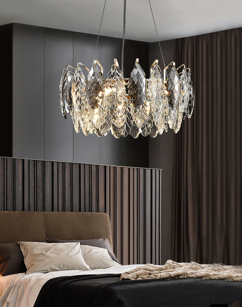 Подвесная люстра Delight Collection D8011P/R-600 gold/smoky