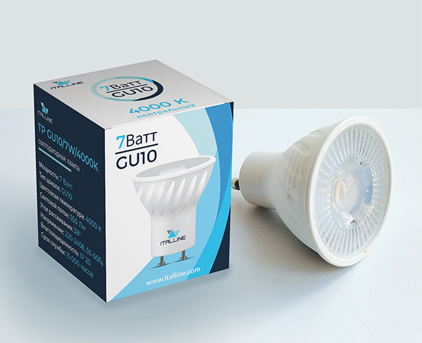 Светодиодная лампа Italline TP GU10/7W/4000K Светодиодная лампа Italline TP GU10/7W/4000K