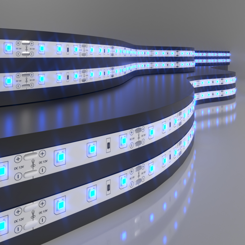 Светодиодная лента Elektrostandard 12V 4,8W 60Led 2835 IP20 синий, 5м 4690389124143 a040994