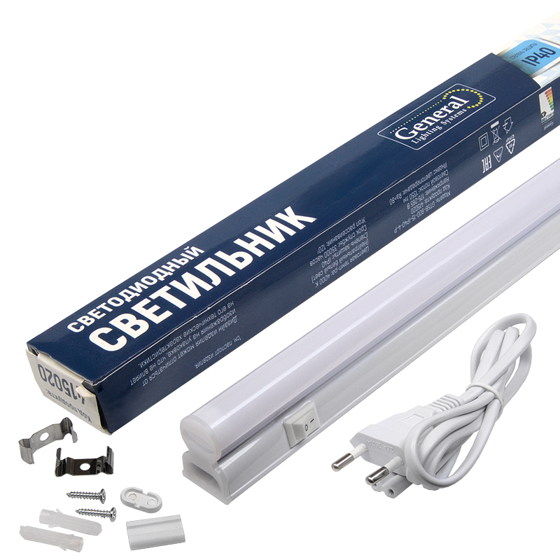 Линейный светильник General GT5B-900-15-IP40-4-P 415020 Линейный светильник General GT5B-900-15-IP40-4-P 415020