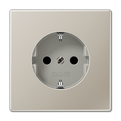 Розетка 2K+З со шторками Jung ES1520KI Розетка 2K+З со шторками Jung ES1520KI