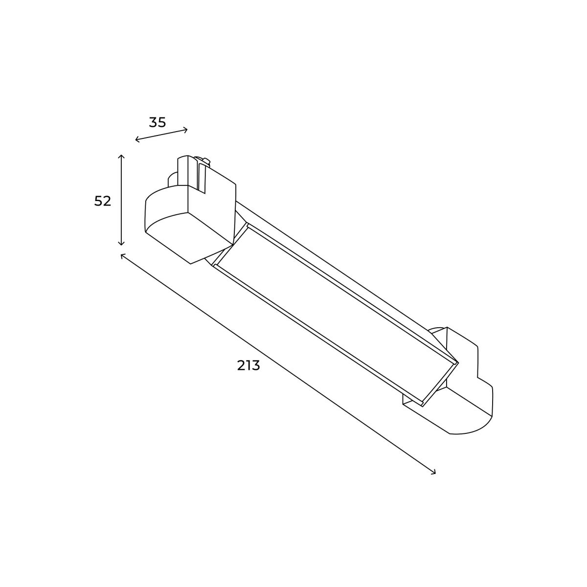 Трековый однофазный светильник Hesby Lighting Skylite HSBL_0045 Трековый однофазный светильник Hesby Lighting Skylite HSBL_0045