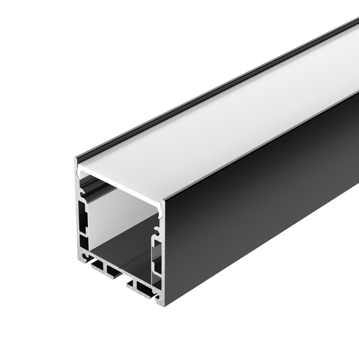 Профиль Arlight SL-LINE-3535-2000 BLACK с рефлектором (Алюминий) 064461