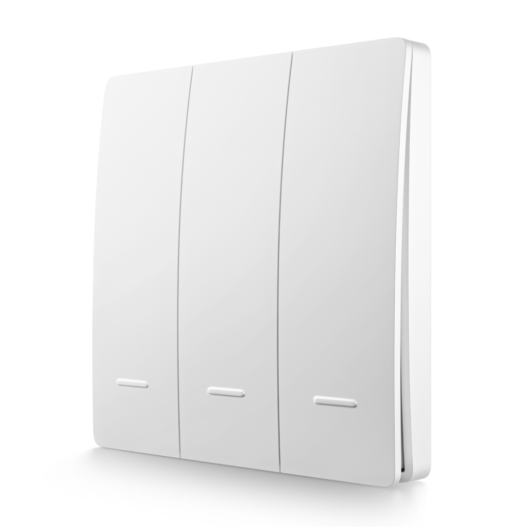 Выключатель кинетический 3кл., IP44, 2,4 ГГц, Smart, бел. Apeyron 04-73