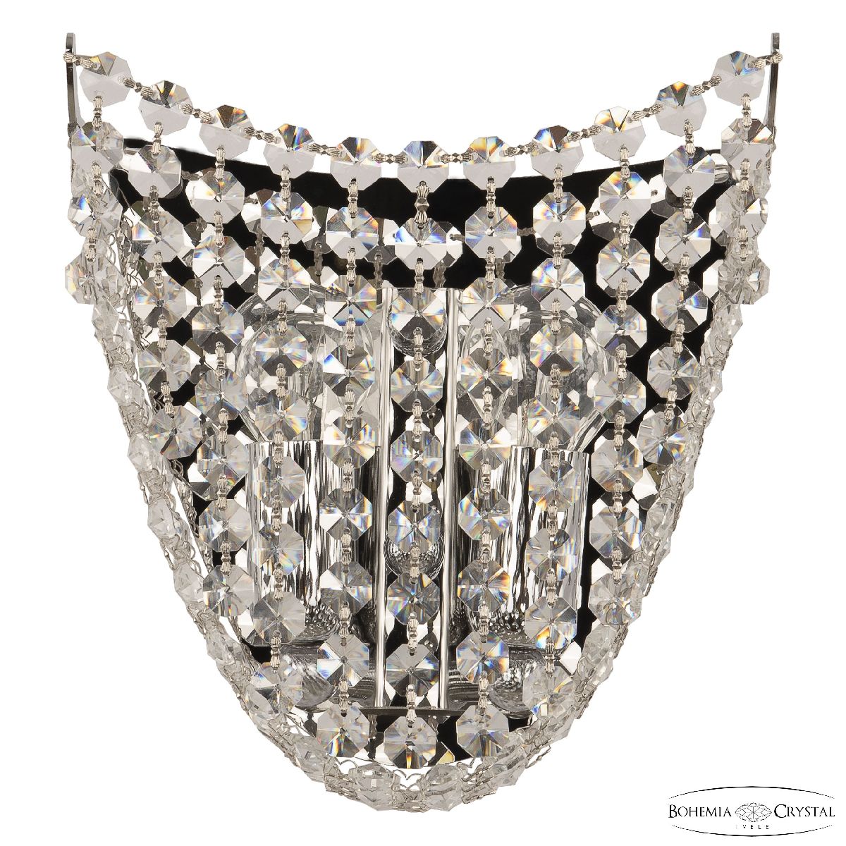 Настенный светильник Bohemia Ivele Crystal 778B/19 Ni