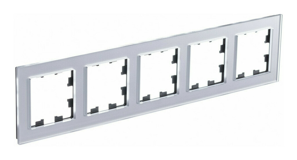 Рамка 5-ая, универсальная Systeme Electric AtlasDesign Nature Стекло Алюминий ATN320305