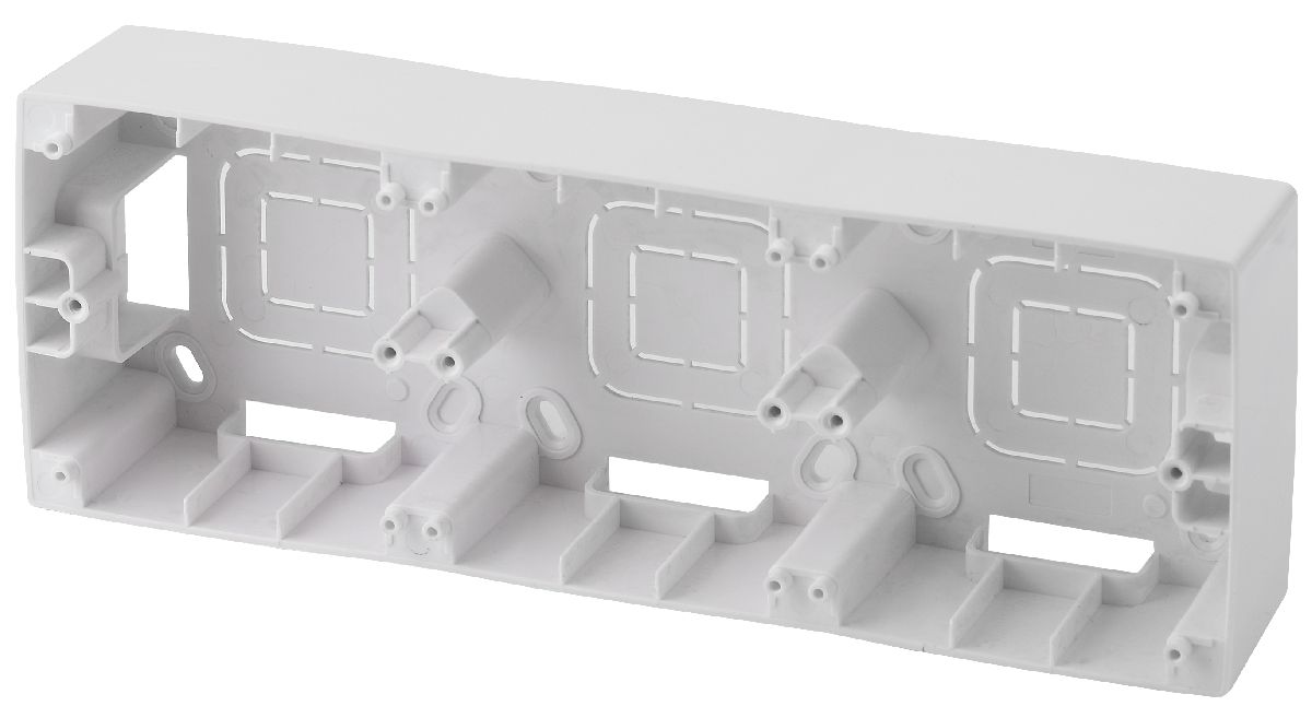 Коробка для накладного монтажа на 3 поста Эра 12-6103-01 Б0043180