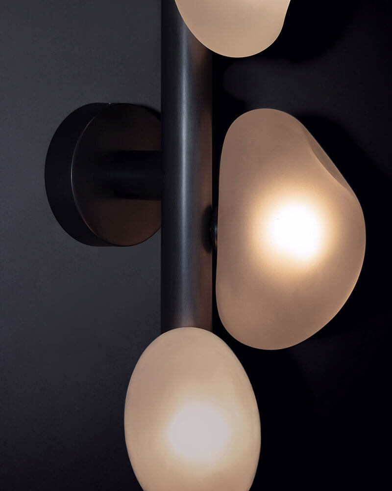 Настенный светильник Delight Collection Matter 5055W/3 black/white