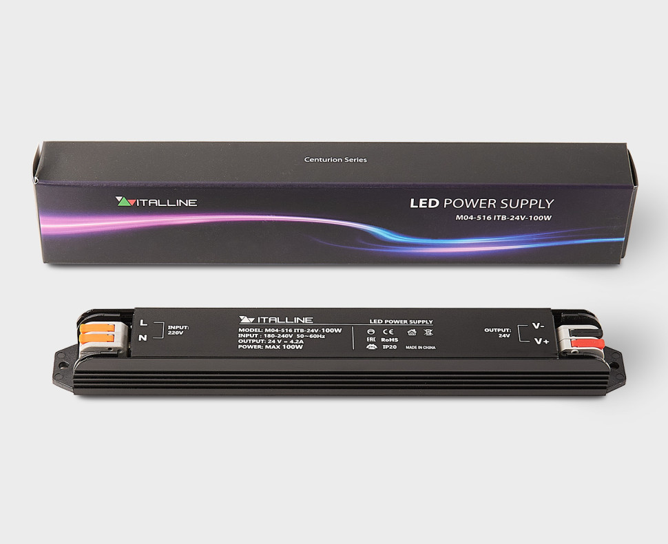 Блок питания Italline M04-516 ITB-24V-100W Блок питания Italline M04-516 ITB-24V-100W