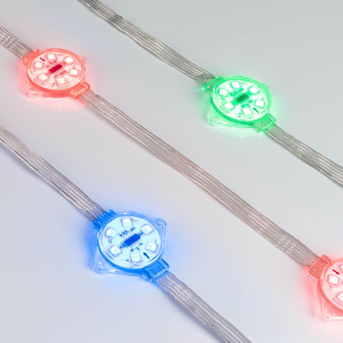 Модуль управляемый Arlight VISOR-DMX-5060-6-24V RGB 120deg (D40x12mm, 1.5W, IP68) 029188