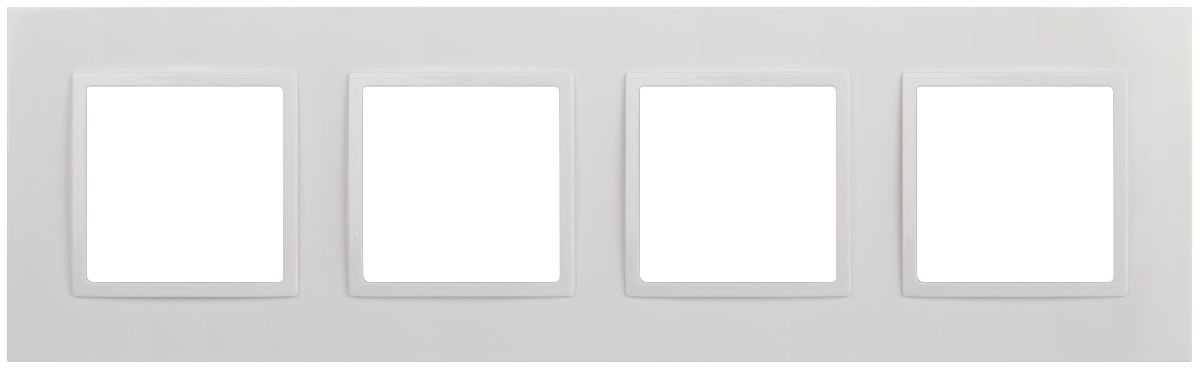 Рамка для розеток и выключателей на 4 поста Эра 14-5014-01 Б0060586