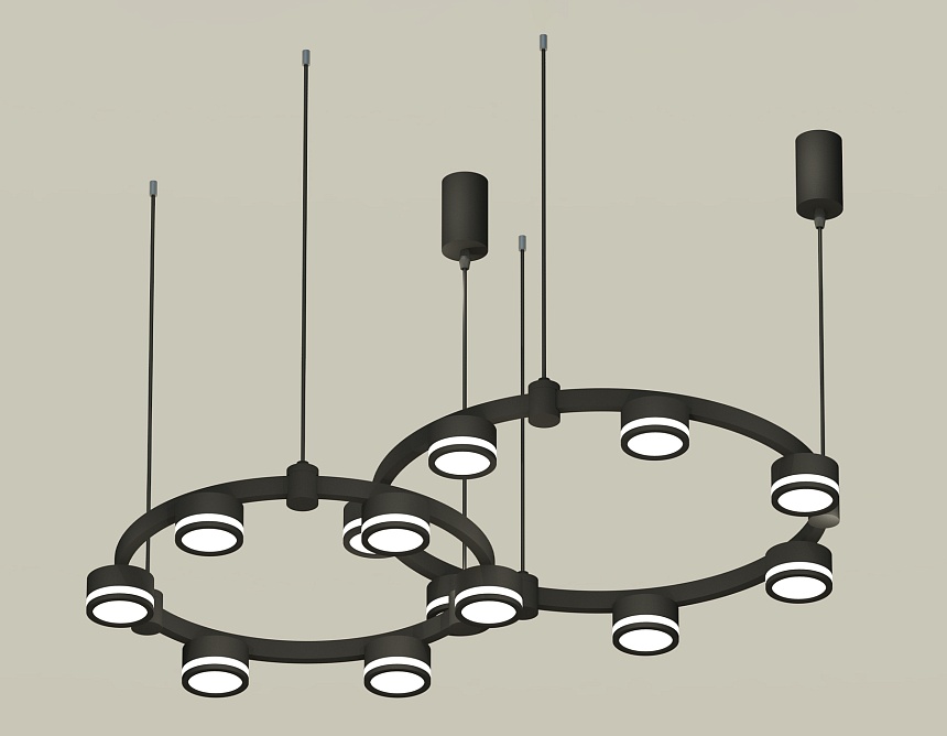 Комплект подвесного светильника Ambrella Light Techno Ring XR92091003 (A9209x2, C9238, C9232, N8415) Комплект подвесного светильника Ambrella Light Techno Ring XR92091003 (A9209x2, C9238, C9232, N8415)