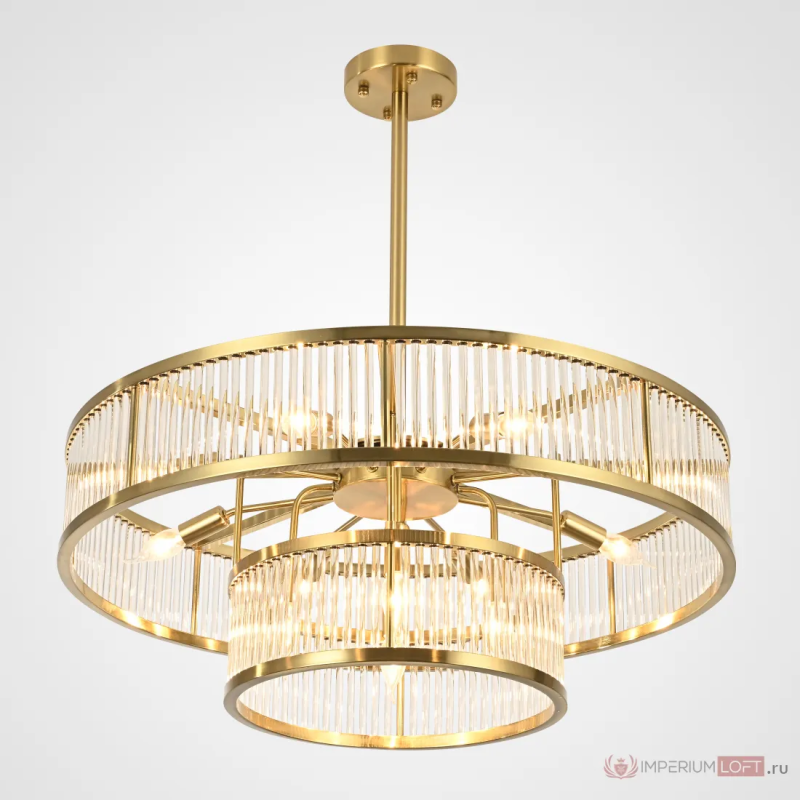 Люстра на штанге ImperiumLoft RH Marais Round Chandelier D80 147903-22 Люстра на штанге ImperiumLoft RH Marais Round Chandelier D80 147903-22