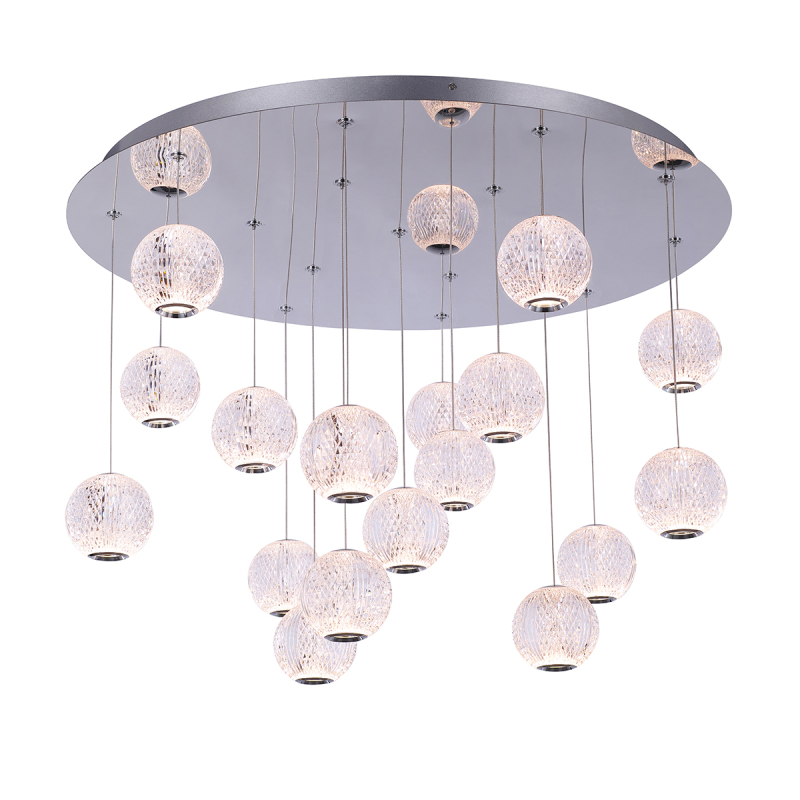 Подвесной светильник Delight Collection MD20001012 MD20001012-17A chrome Подвесной светильник Delight Collection MD20001012 MD20001012-17A chrome