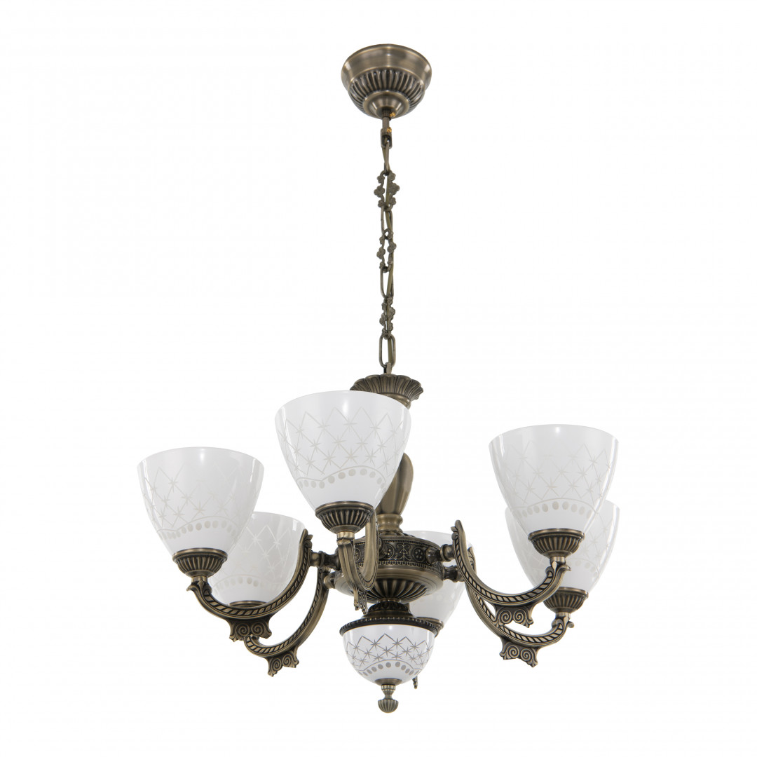 Подвесная люстра Arte Milano 343837/6 AB Подвесная люстра Arte Milano 343837/6 AB