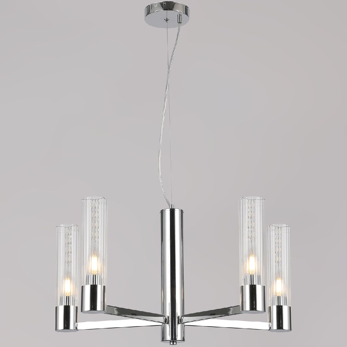 Подвесная люстра Illumico IL0313-5P-79 CR Подвесная люстра Illumico IL0313-5P-79 CR