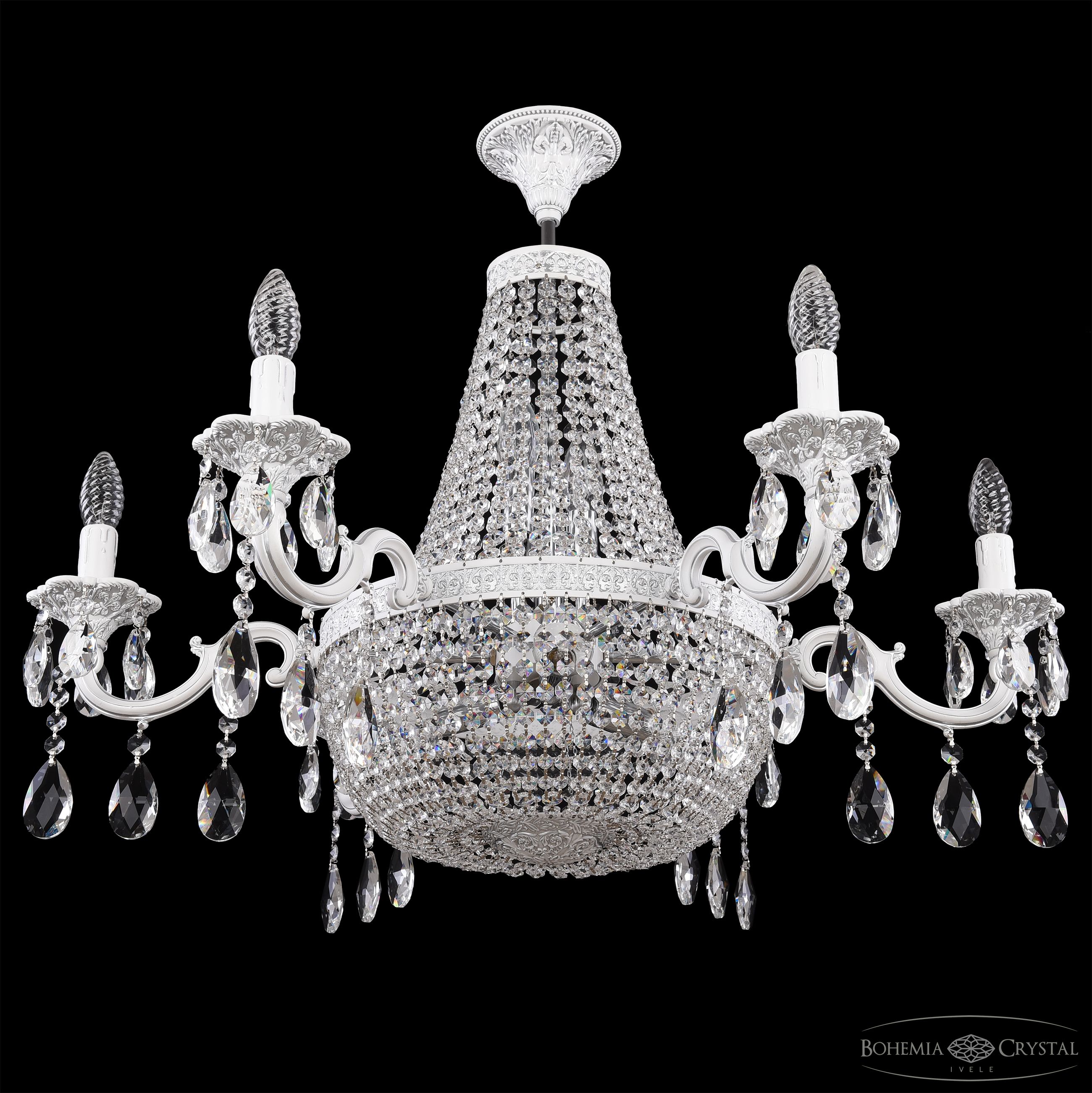 Подвесная люстра Bohemia Ivele Crystal AL2205H201/6/80FL WMN