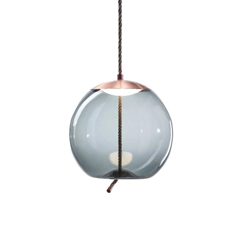 Подвесной светильник Delight Collection Knot 9966P/C copper/blue Подвесной светильник Delight Collection Knot 9966P/C copper/blue