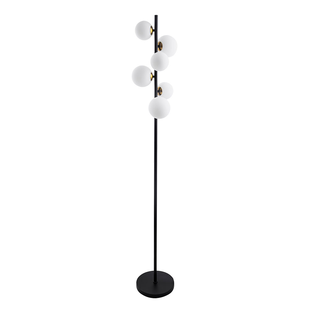 Торшер Arte Lamp Gemini A2243PN-6BK Торшер Arte Lamp Gemini A2243PN-6BK