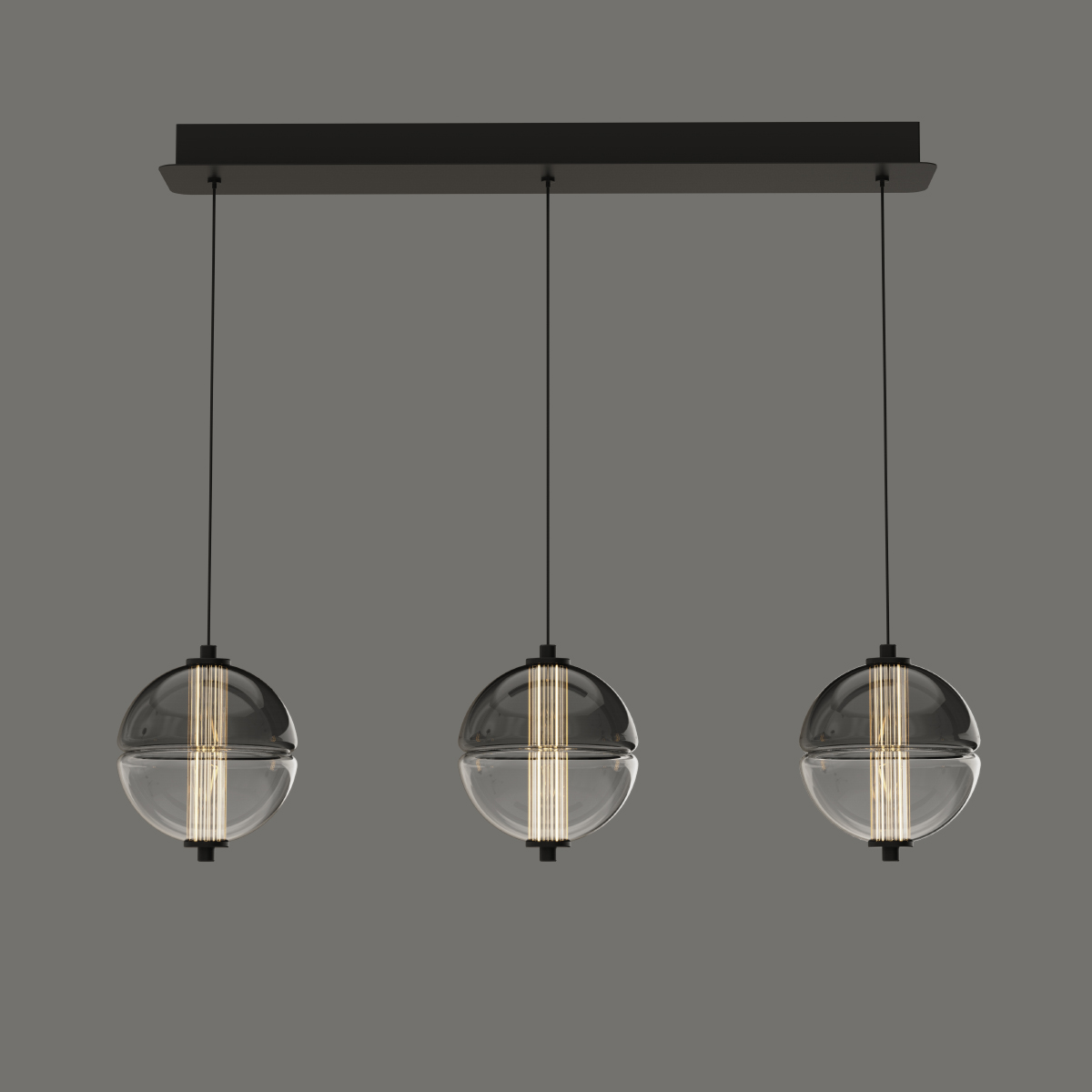 Подвесной светильник Delight Collection MD24022079-3B black/smoky Подвесной светильник Delight Collection MD24022079-3B black/smoky