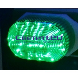 Лампа стробоскопическая Зеленая, накладная, 220V, 2W