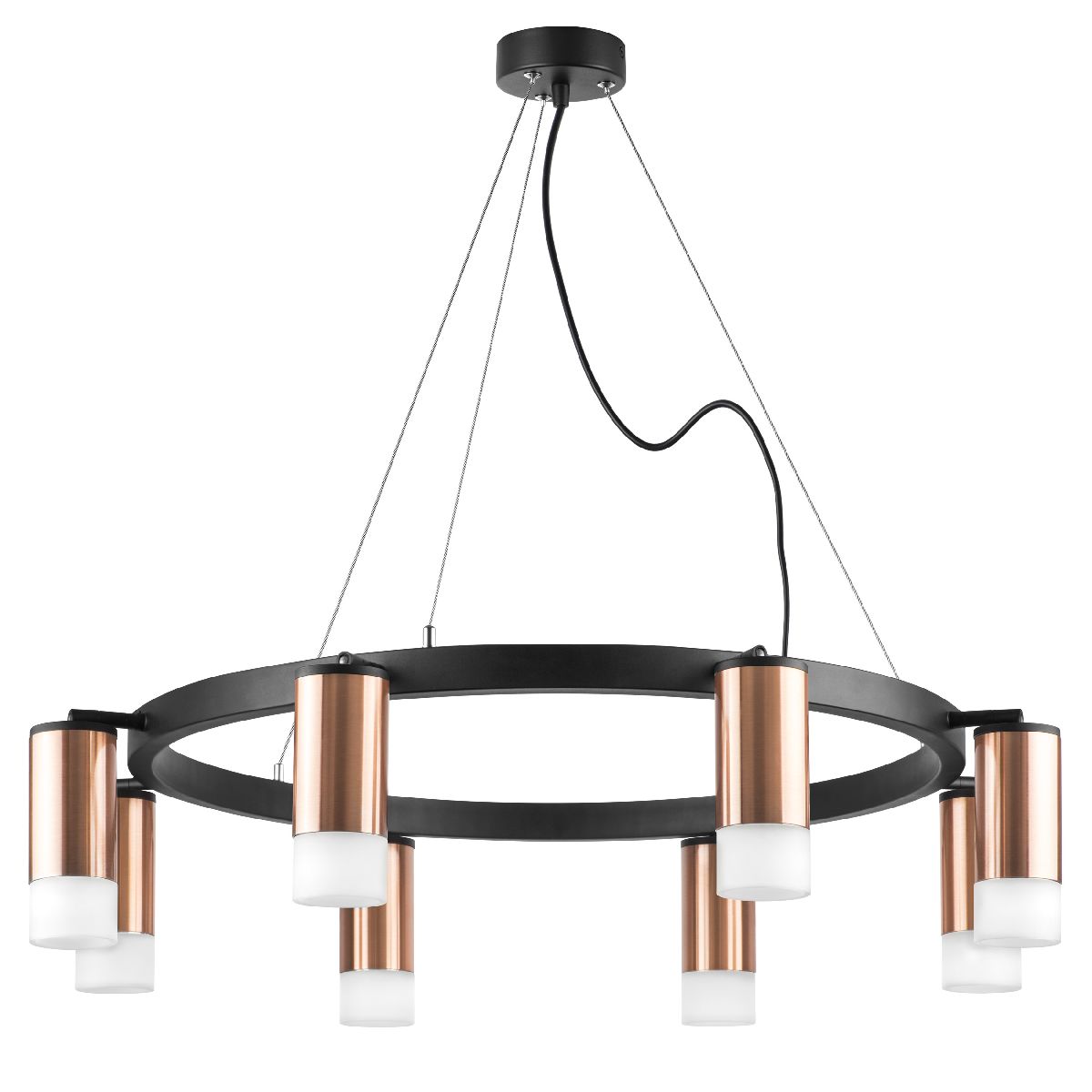 Подвесная люстра Lightstar Rullo (571018+214430-8+202431-8) LR0183081 Подвесная люстра Lightstar Rullo (571018+214430-8+202431-8) LR0183081