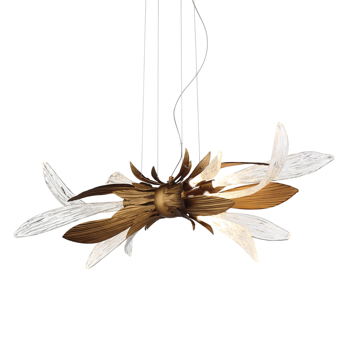 Подвесная люстра Delight Collection RP168416-11 bronze/clear Подвесная люстра Delight Collection RP168416-11 bronze/clear