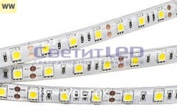 Лента LED, IP33, 12V, SMD5050, 14.4W/м, 60LED/м, белый теплый