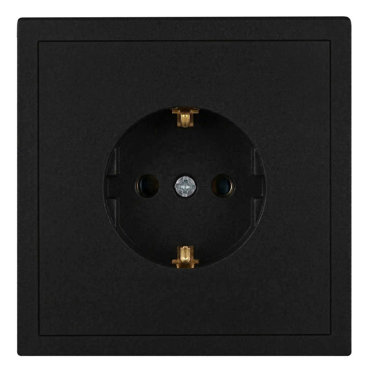 Розетка ЭРА Galaxy 15-2101-05 c заземлением 2P+E Schuko 16А-250В IP20 антрацит Б0070627