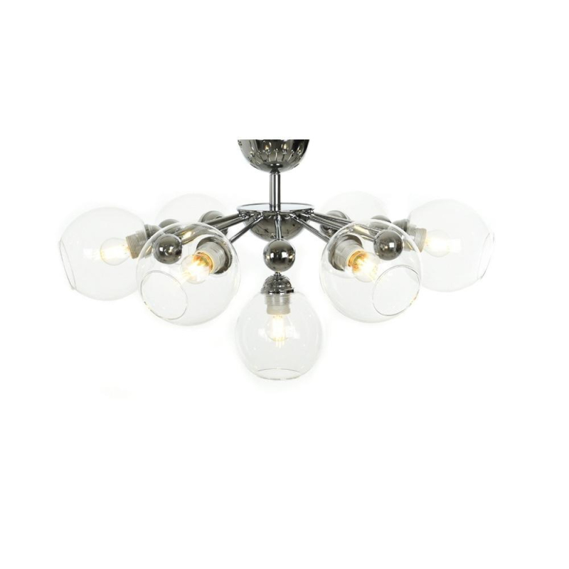 Потолочная люстра Lumina Deco Devoli LDC 8040-7 CHR+PR Потолочная люстра Lumina Deco Devoli LDC 8040-7 CHR+PR