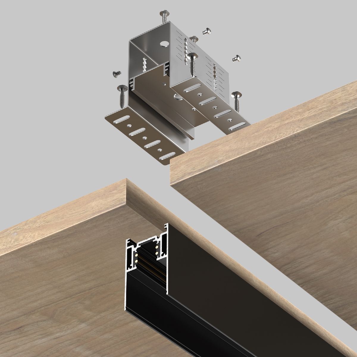 Крепеж для установки шинопровода Maytoni Gravity TRA010HCB