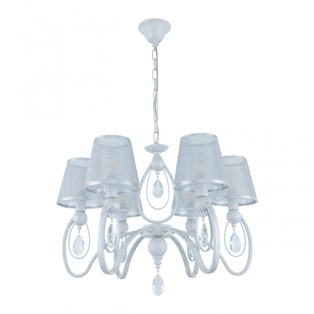 Подвесная люстра Arte Milano 347203/6 WT+SL Подвесная люстра Arte Milano 347203/6 WT+SL