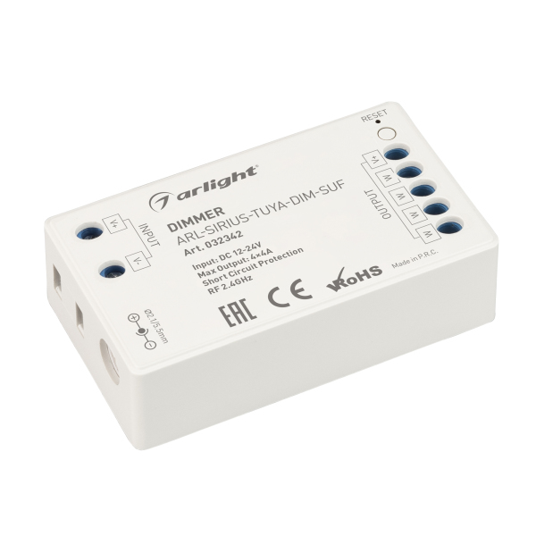 Диммер Arlight ARL-Sirius-Tuya-Dim-Suf 032342 Диммер Arlight ARL-Sirius-Tuya-Dim-Suf 032342