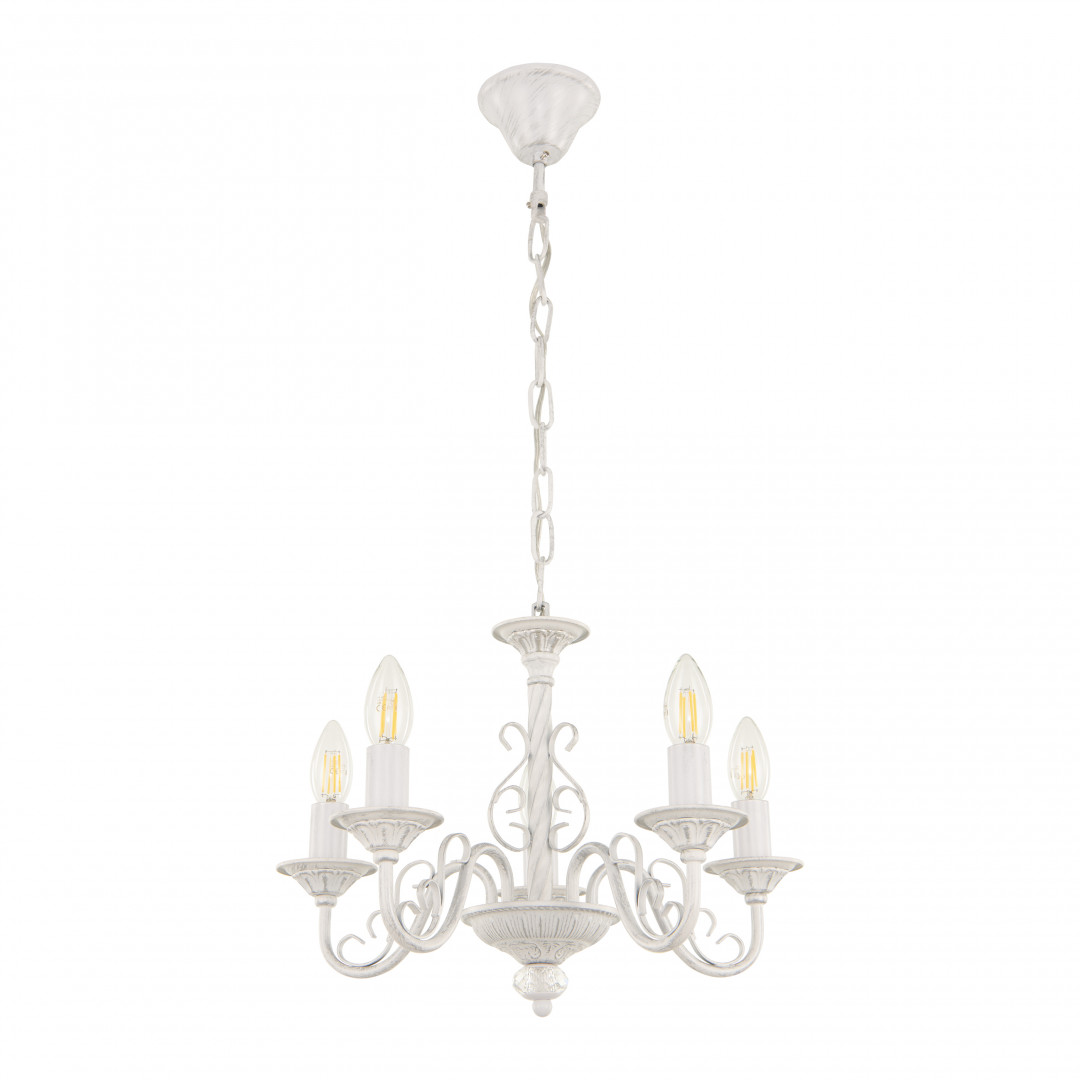 Подвесная люстра Arte Milano 342620/5 WT+SL Подвесная люстра Arte Milano 342620/5 WT+SL