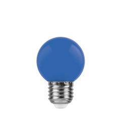 Лампа для Белт лайта E27, матовая, 220V, 1W, синий